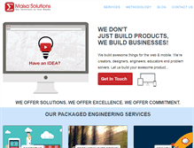 Tablet Screenshot of maisasolutions.com